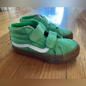 VANS Green Gum-soled sneakers